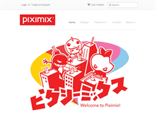 Tablet Screenshot of piximix.com